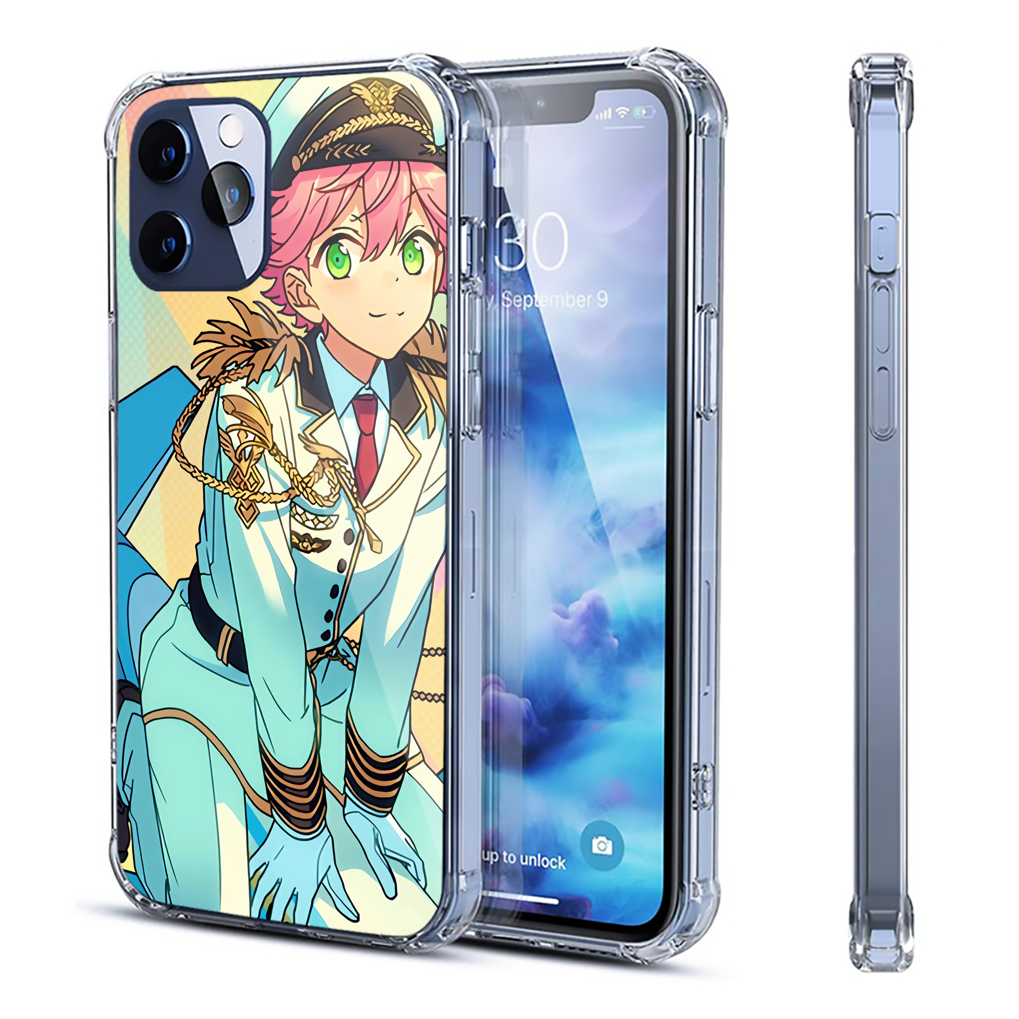 （画像用） あんさんぶるスターズ! Ensemble Stars 【iPhone 12シリーズ対応】透明スマホケース（クリアソフトケース）